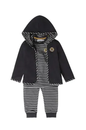 3-teiliges Babyset mit Cardigan + Shirt + Hose ➽ Panther