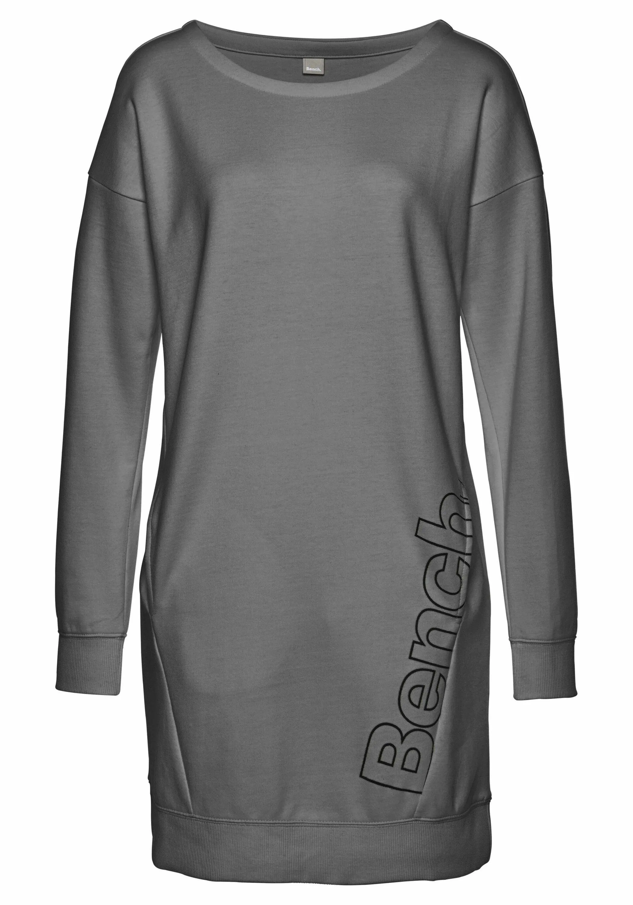 Bench Sweatkleid Jerseykleid Damen anthrazit-schwarz im Online Shop von kaufen