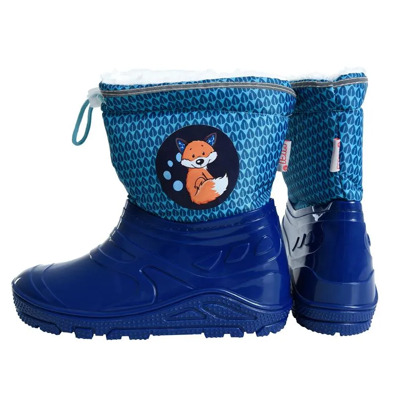 Gummistiefel Kinder Stiefel Regenstiefel Nici Thermostiefel Unisex Blau Fuchs