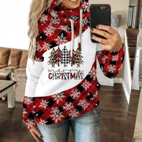 Heidi-Mode | Damen Hoodie mit Weihnachtsmotiv