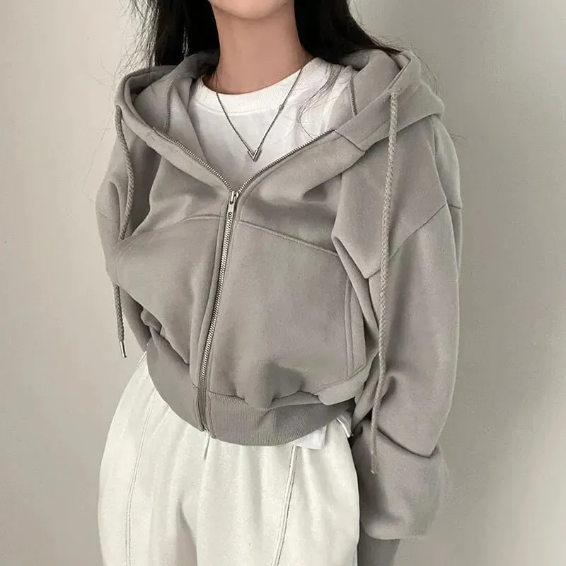 Heidi-Mode | Warme Oversized Zip Up Winter Hoodie Voor Vrouwen