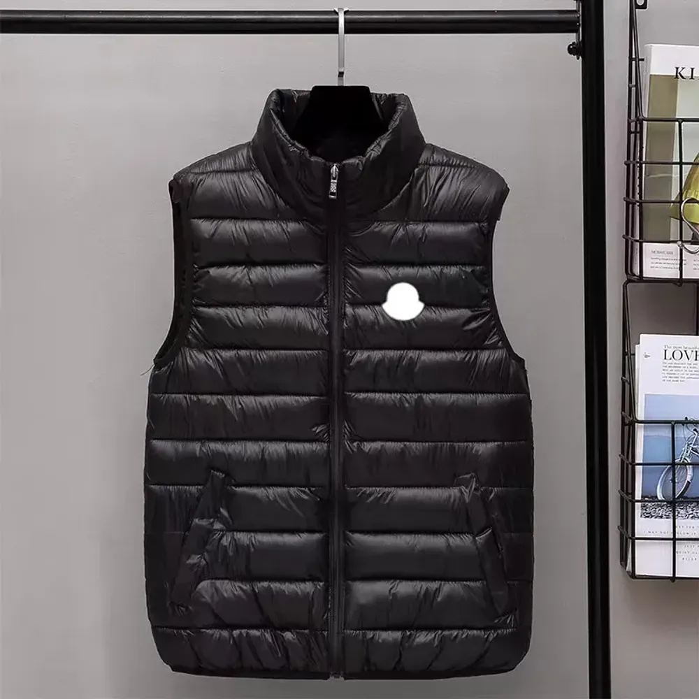 Herren Westen Jacke Bomber Down Coats ärmellose Windbreaker Man Mantel Jacken Weste überschwärmen