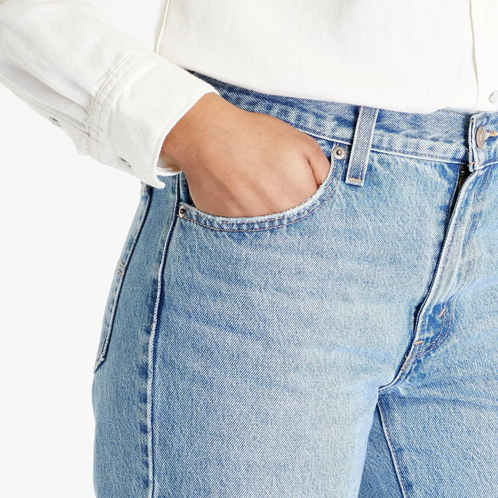 Jeans Levi's Baggy Boot Flea Market Find Med Indigo - Worn In A3495-0002