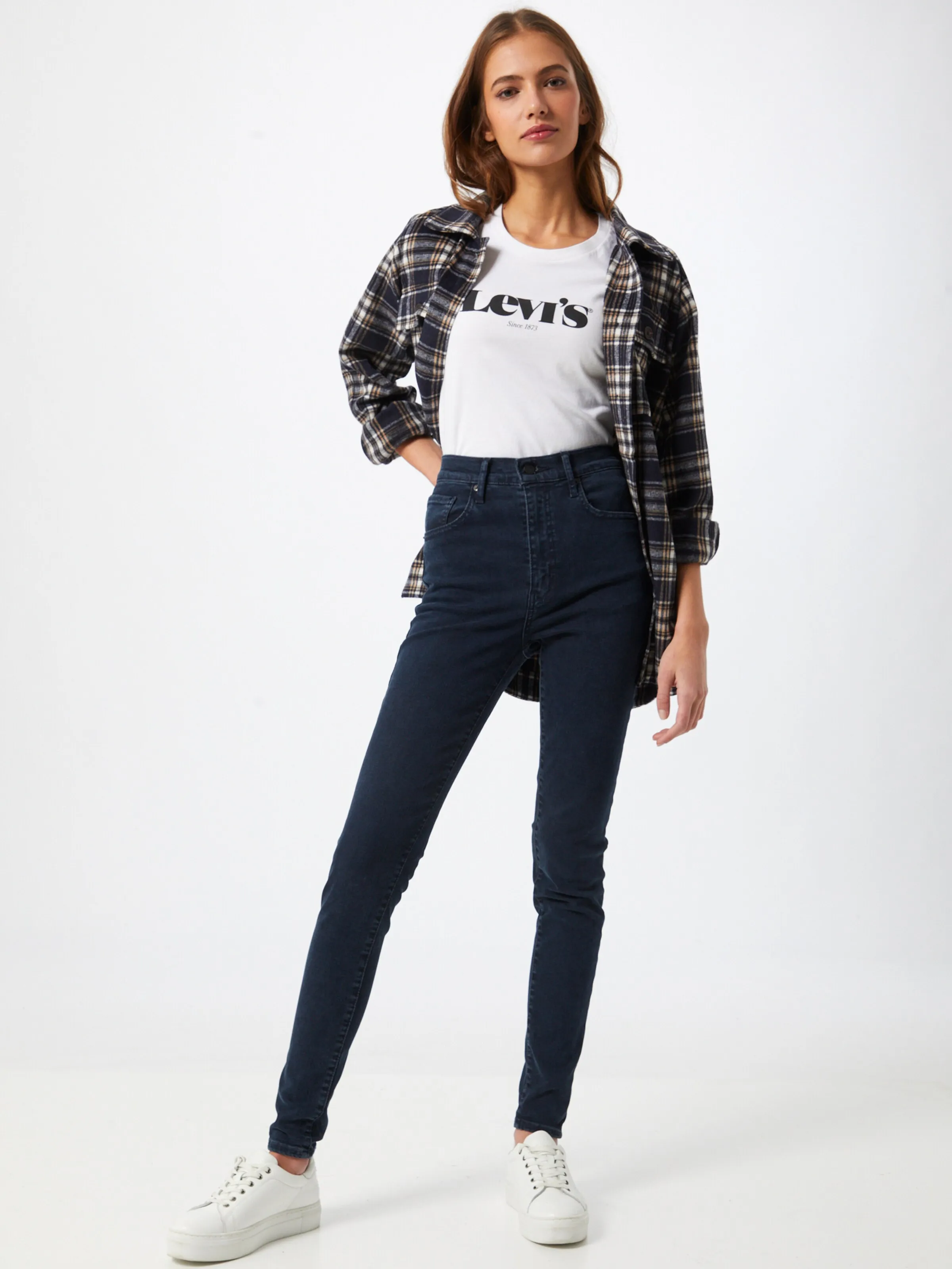 LEVI'S ® Skinny Jeans 'Mile High Super Skinny' in Dunkelblau