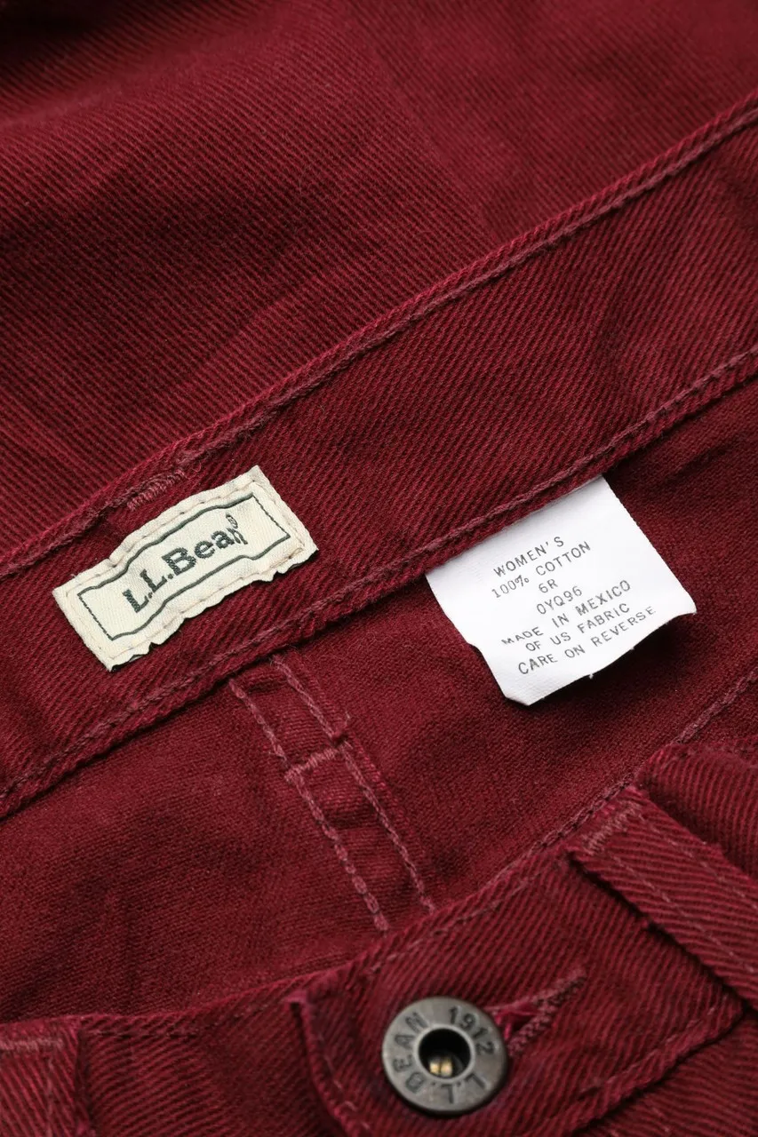 L.L.Bean - High Waist-Straight Cut Jeans - D 36