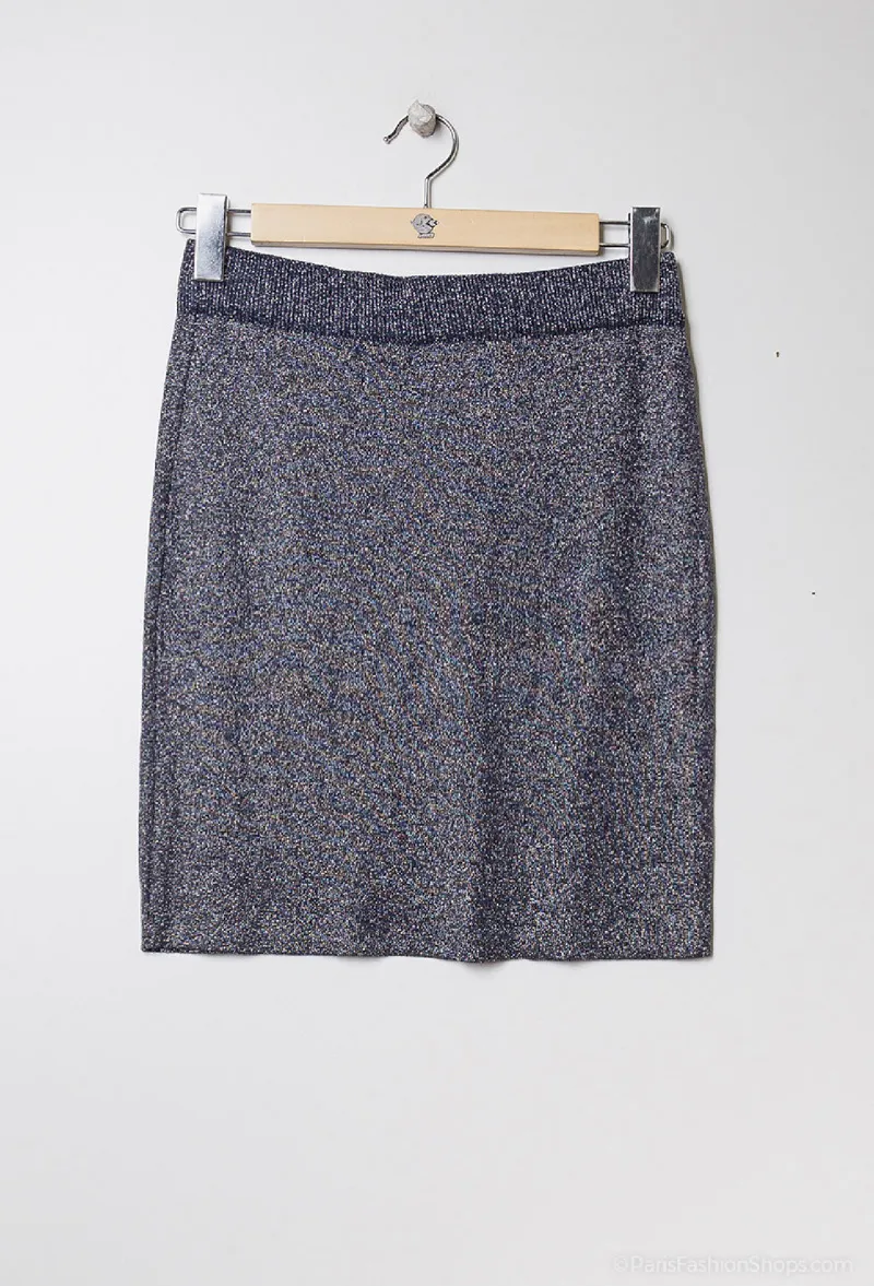Lurex-Strickrock
