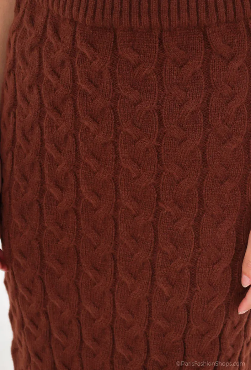 Midi-Strickrock