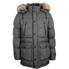 Mo Herren Hail Parka Jacke Anthrazit Mix