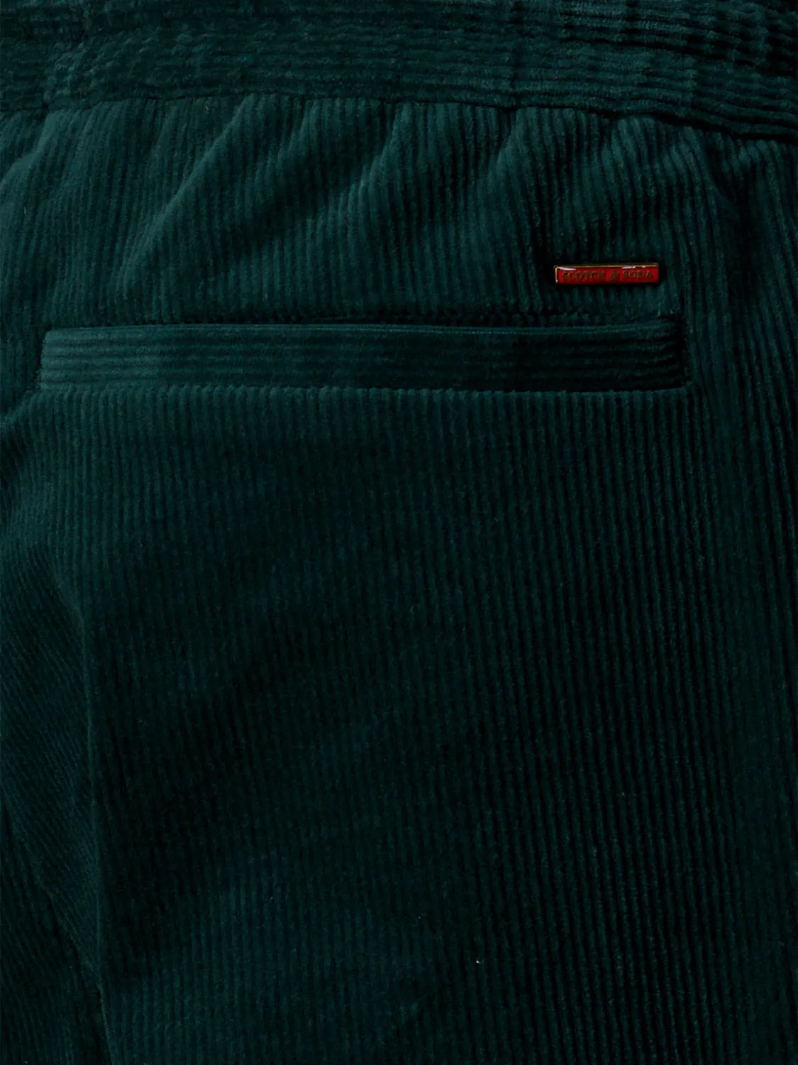 Scotch & Soda Corduroy Trousers Green