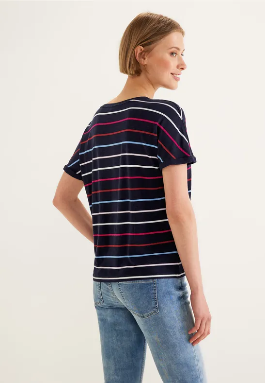 Street One T-Shirt mit Streifenmuster  - Style CRISTA