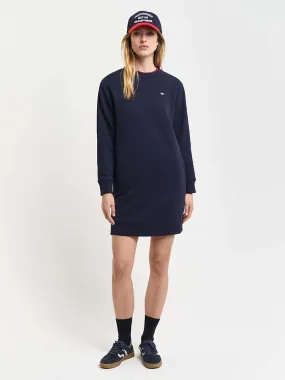 Sweatkleid in Dunkelblau