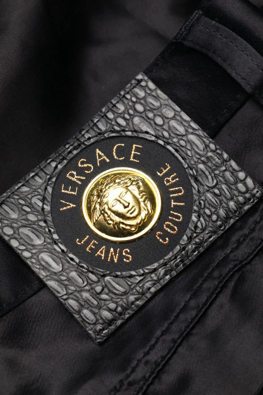 VERSACE JEANS COUTURE - Vintage-High Waist-Hose aus Viskose - W28