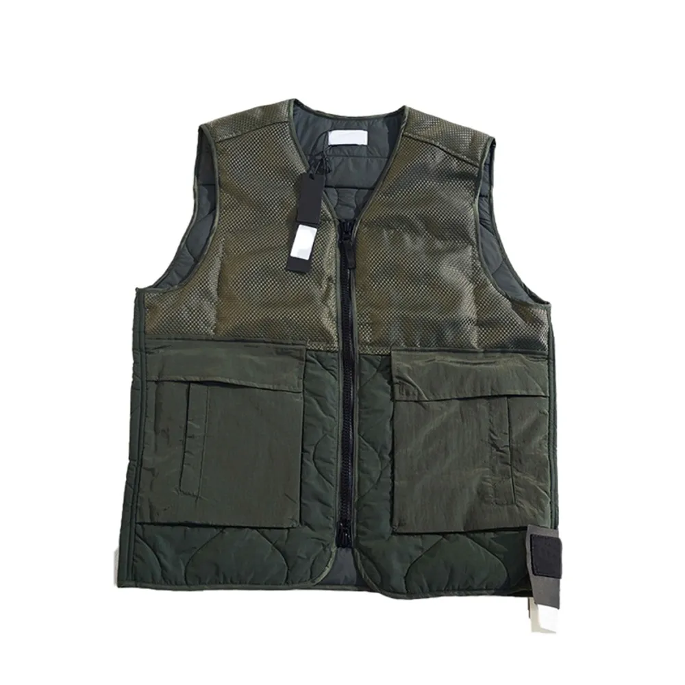 Westen Herren und Frauen ohne Hut ärmellose Jacke Baumwoll-Padd Herbst Winter Casual Coats Männliche Weste Bodywarmer Down Weste