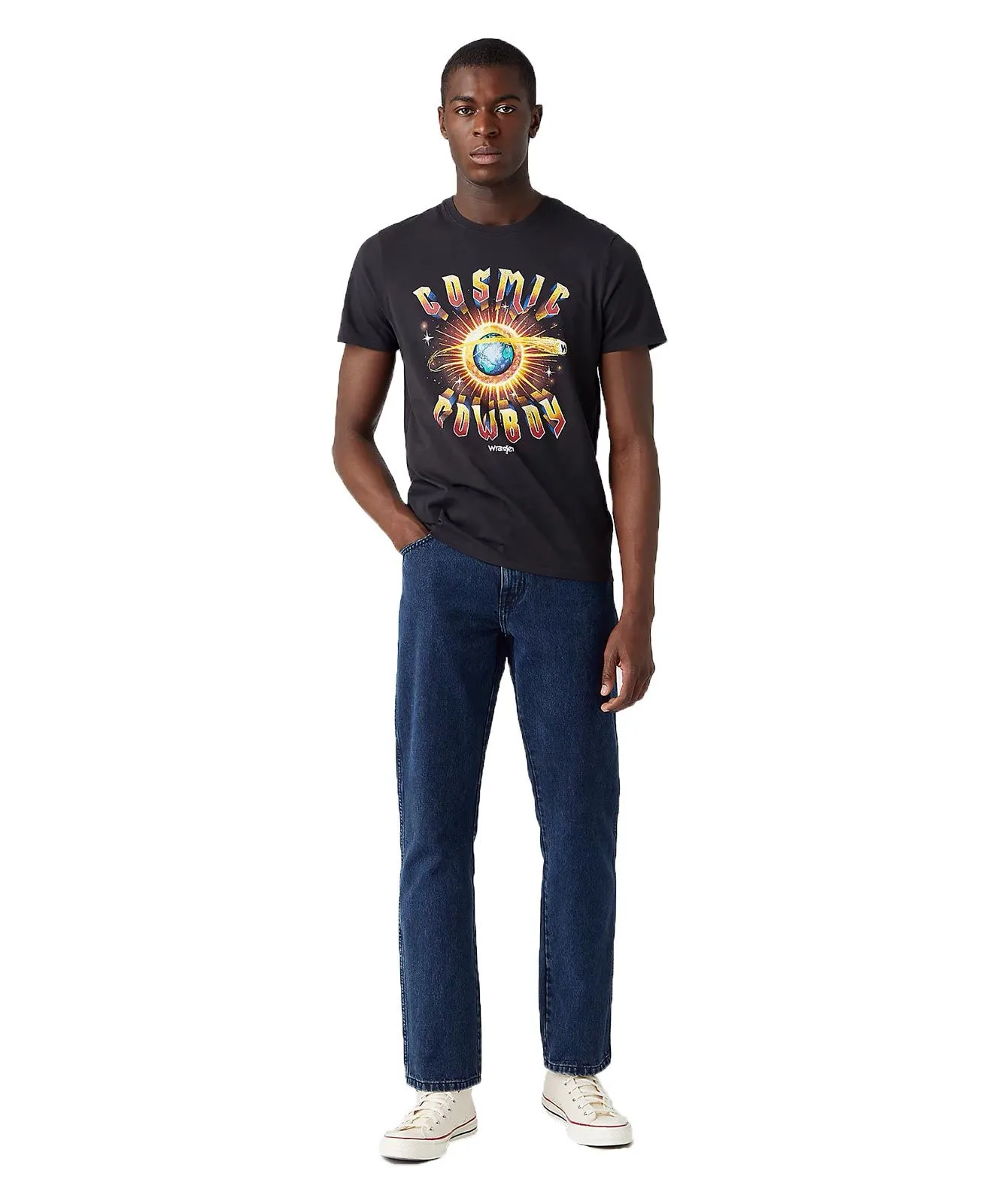 Wrangler Jeans Original Fit Texas in Coalblue Stone