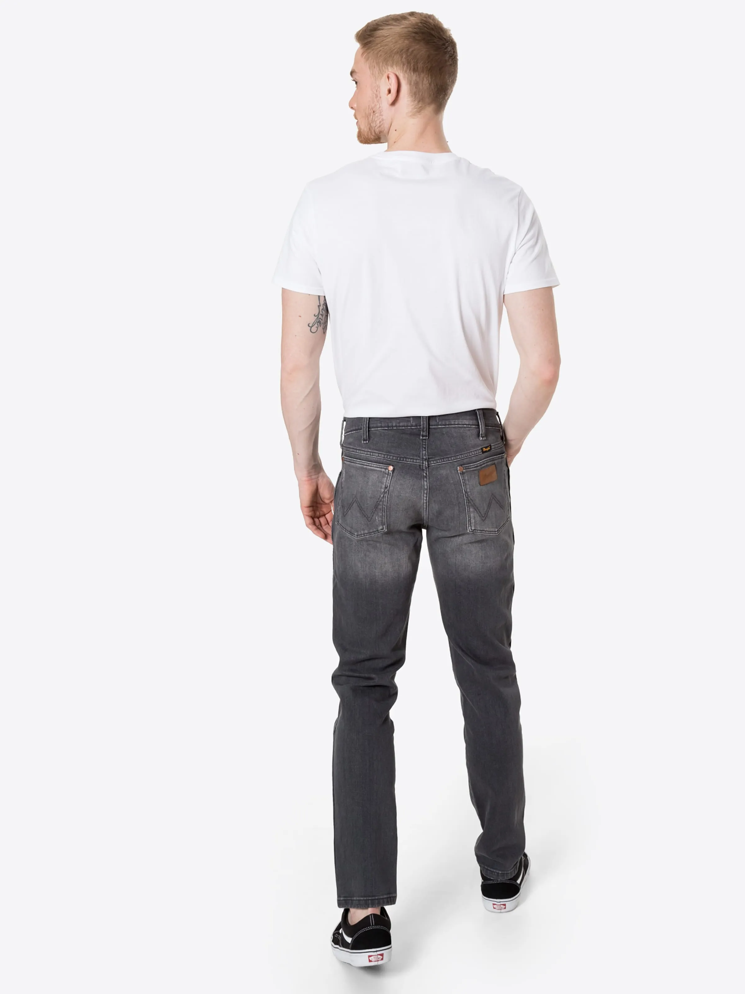 WRANGLER Regular Jeans 'Larston' in Taubenblau