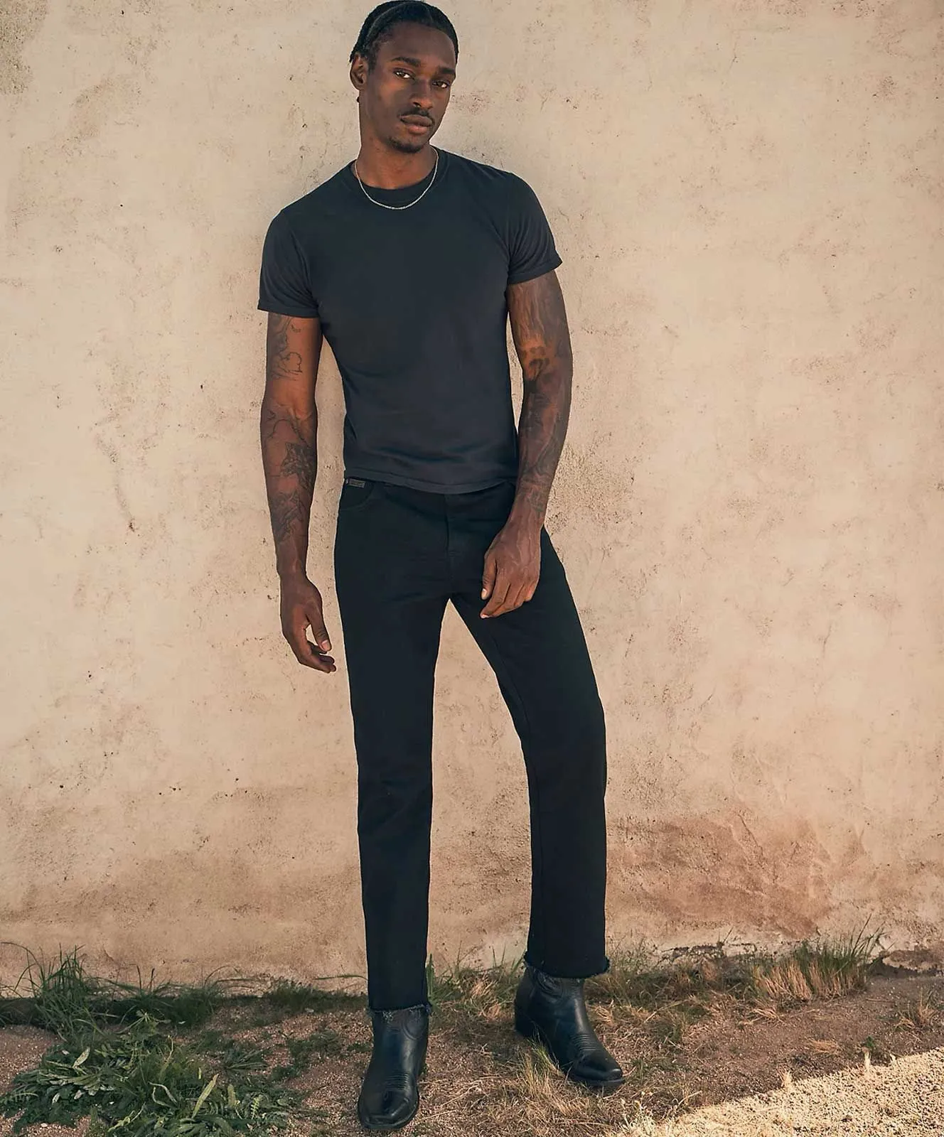 Wrangler Texas Stretch Jeans in Black Overdye