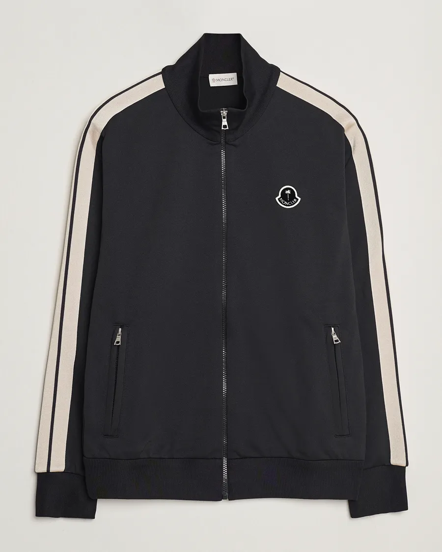 X Palm Angels Full Zip Cardigan Black